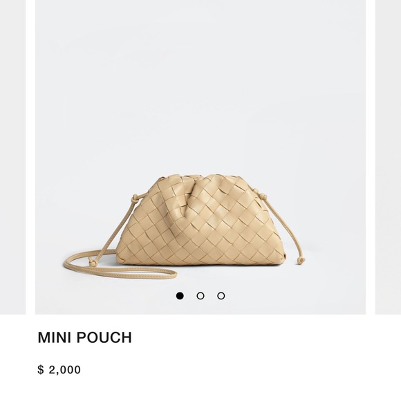 BOTTEGA VENETA MINI POUCH NWOT - Picture 4 of 16
